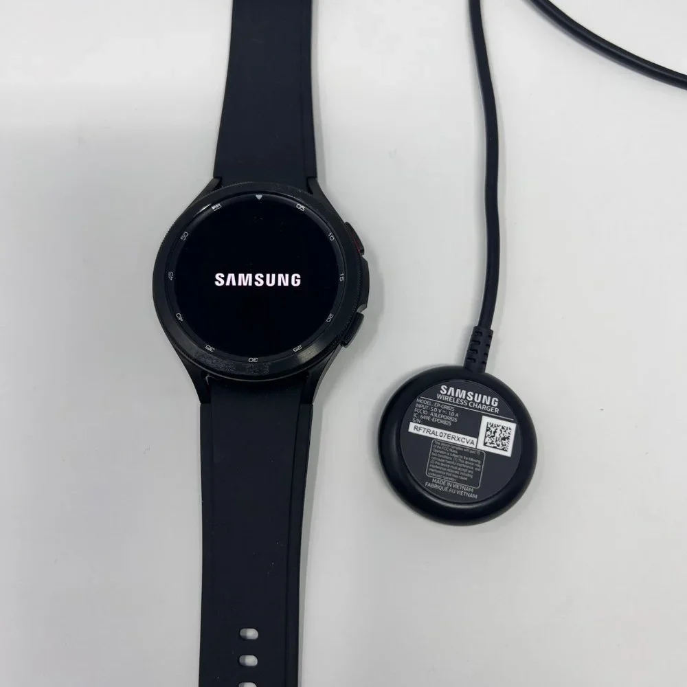 Samsung Galaxy Watch4 Classic Stainless Steel 46mm Black Smartwatch Bluetooth